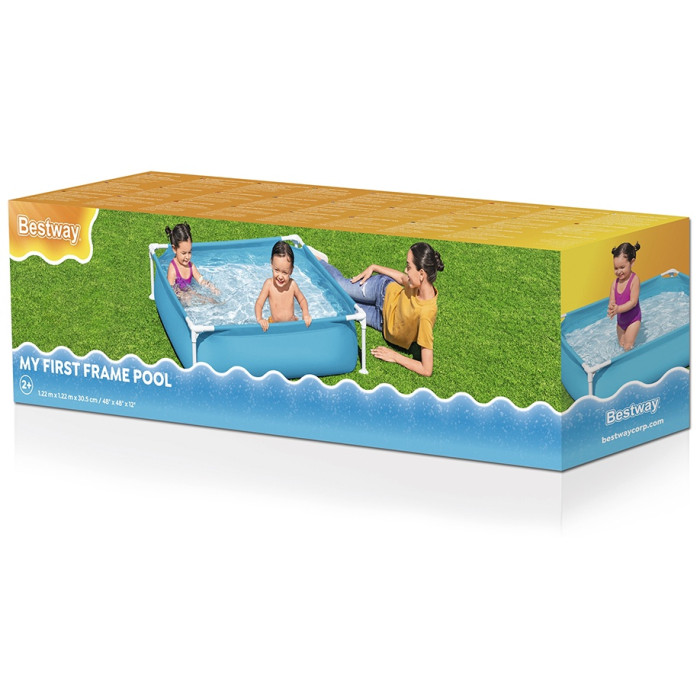 Бассейн каркасный Bestway My First 56217, 122x122x30.5 см