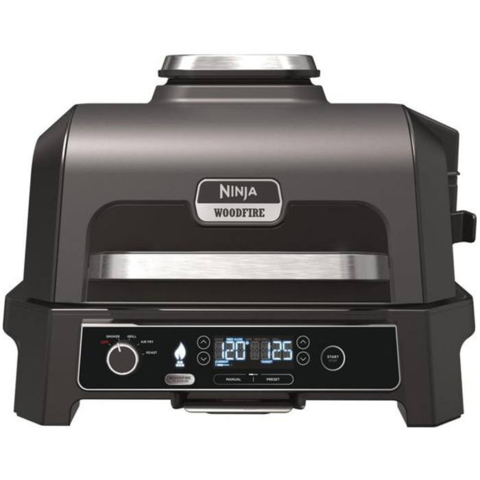 Электрогриль NINJA KITCHEN Woodfire Electric BBQ Grill & Smoker OG701EU