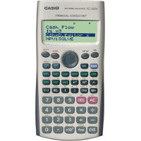 CASIO FC-100V-2-W-ET, 12-разрядный, серый