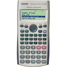 CASIO FC-100V-2-W-ET, 12-разрядный, серый