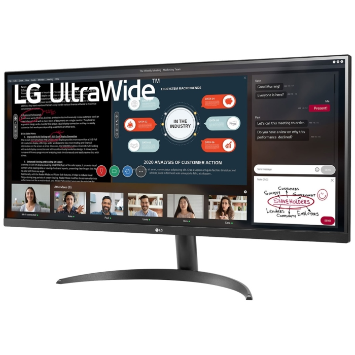 LG 34WP500-B черный