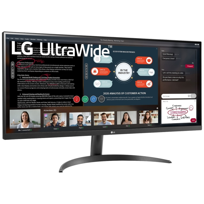 LG 34WP500-B черный