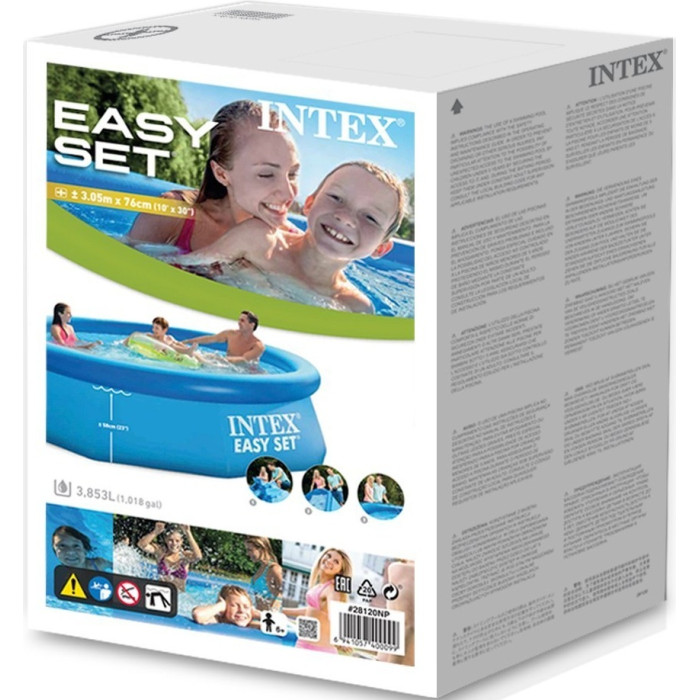 Бассейн надувной Intex 28120NP, 305x305x76 см