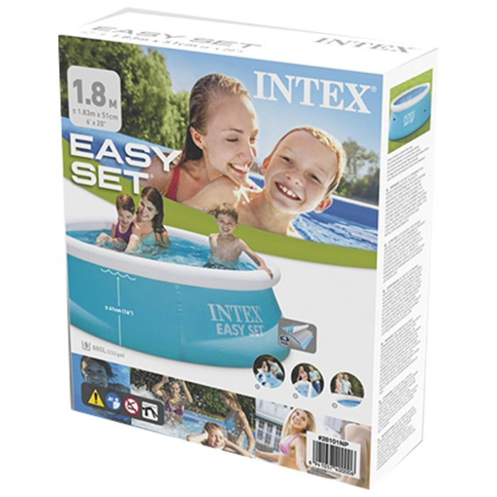 Бассейн надувной Intex 28101, 183x183x51 см