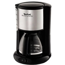 Кофеварка Tefal Confidence CM361838 серебристый, черный