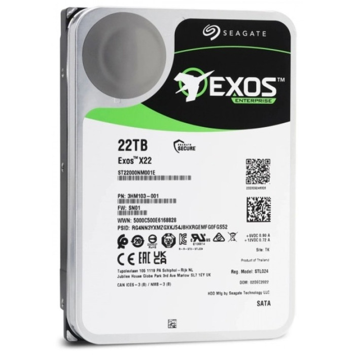 HDD Seagate Exos X22 ST22000NM001E 22000 Гб