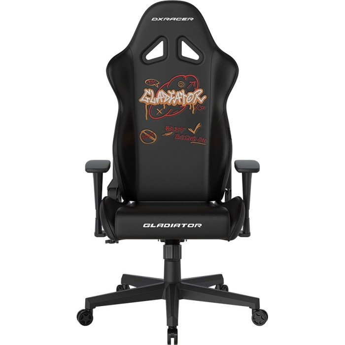 Игровое кресло DXRacer Gladiator GC/LGN23LTC/GRAFFITI2, черный