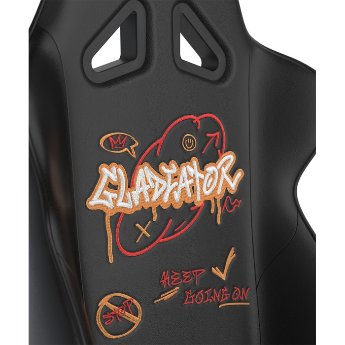 Игровое кресло DXRacer Gladiator GC/LGN23LTC/GRAFFITI2, черный