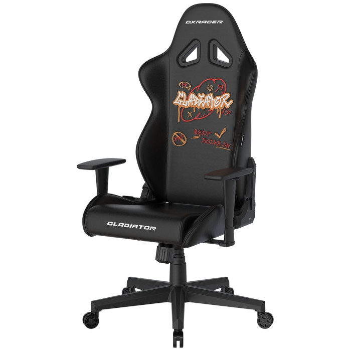 Игровое кресло DXRacer Gladiator GC/LGN23LTC/GRAFFITI2, черный