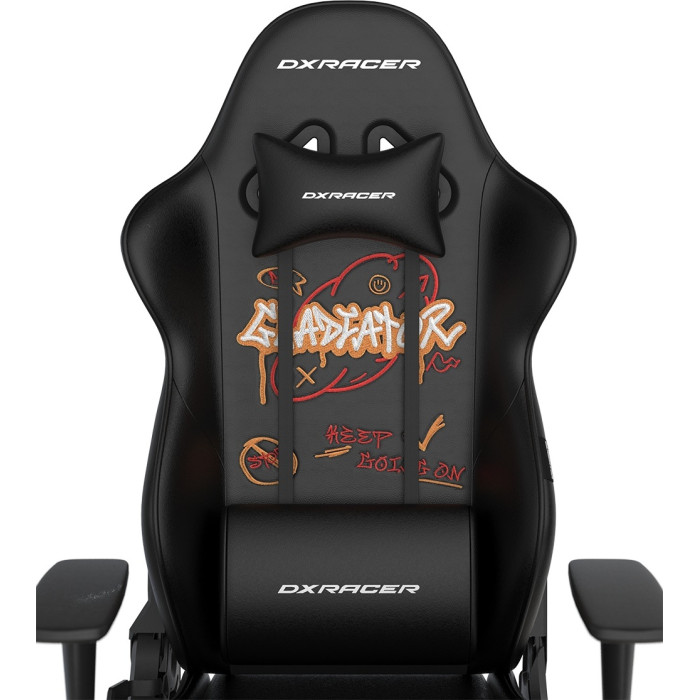 Игровое кресло DXRacer Gladiator GC/LGN23LTC/GRAFFITI2, черный