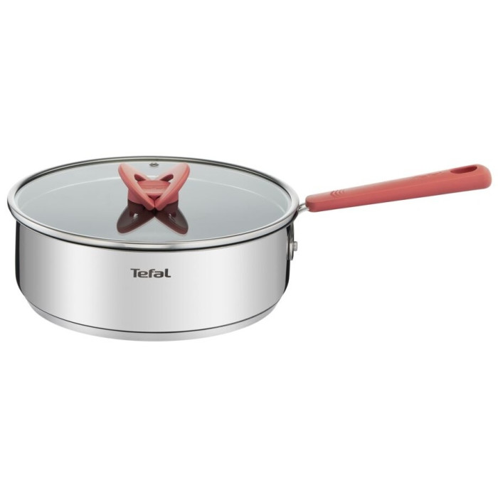 Tefal смешанный набор посуды Opti'Space G720S604 сталь 6 в 1