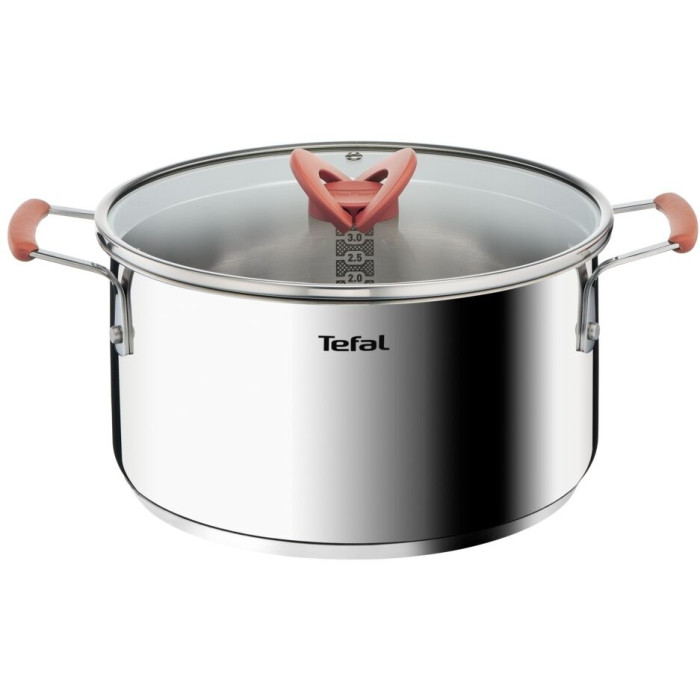 Tefal смешанный набор посуды Opti'Space G720S604 сталь 6 в 1