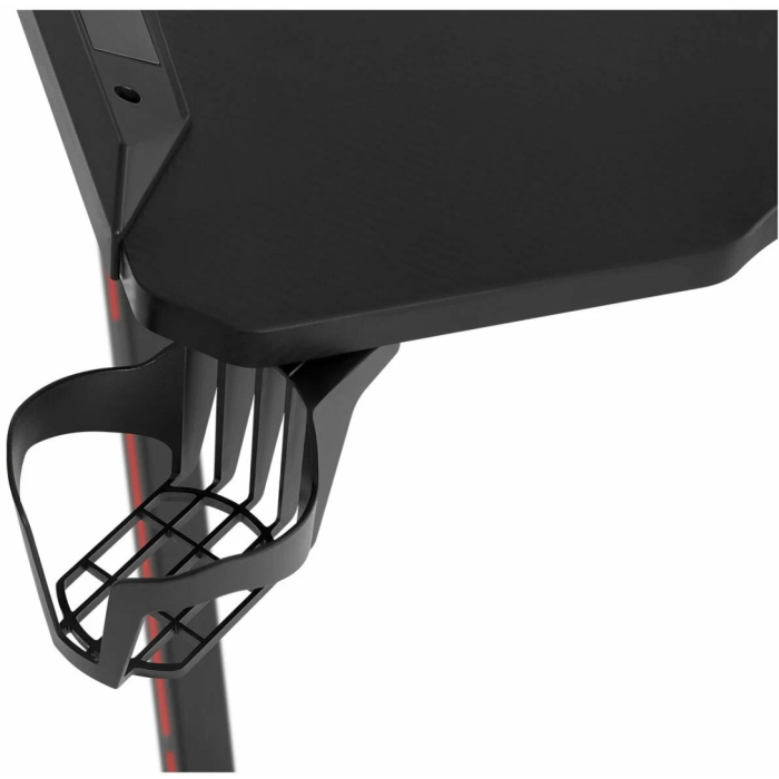 Компьютерный стол Defender Jupiter RGB, 110x60x75 см, черный