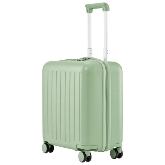 Чемодан NinetyGo Lightweight Pudding Luggage 218535 поликарбонат, полиэстер 35 л зеленый