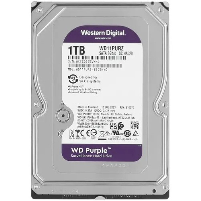 HDD Western Digital WD11PURZ 1000 Гб