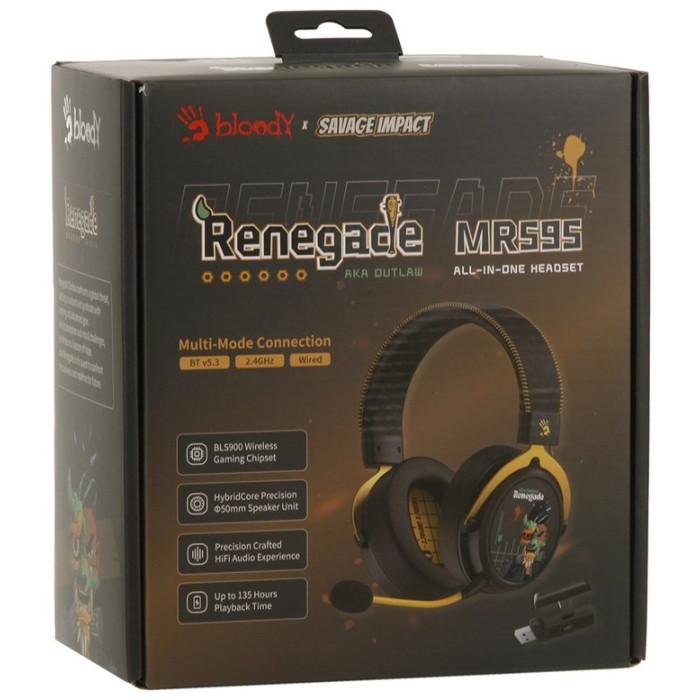 Наушники A4Tech Bloody MR595 Renegade черный