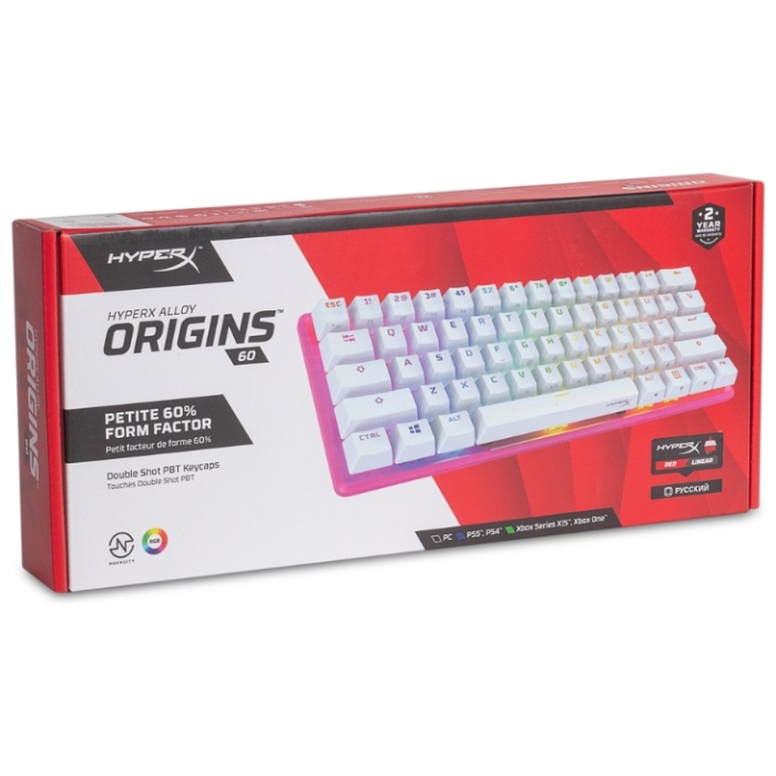 HyperX Alloy Origins 60 572Y6AA розовый