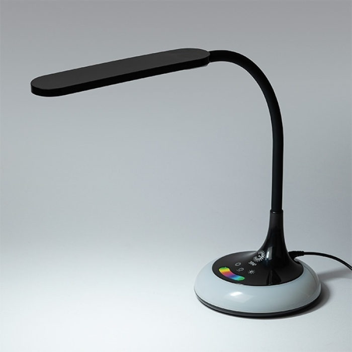 Настольная лампа ЭРА NLED-481-10W-BK LED, 10 Вт, пластик