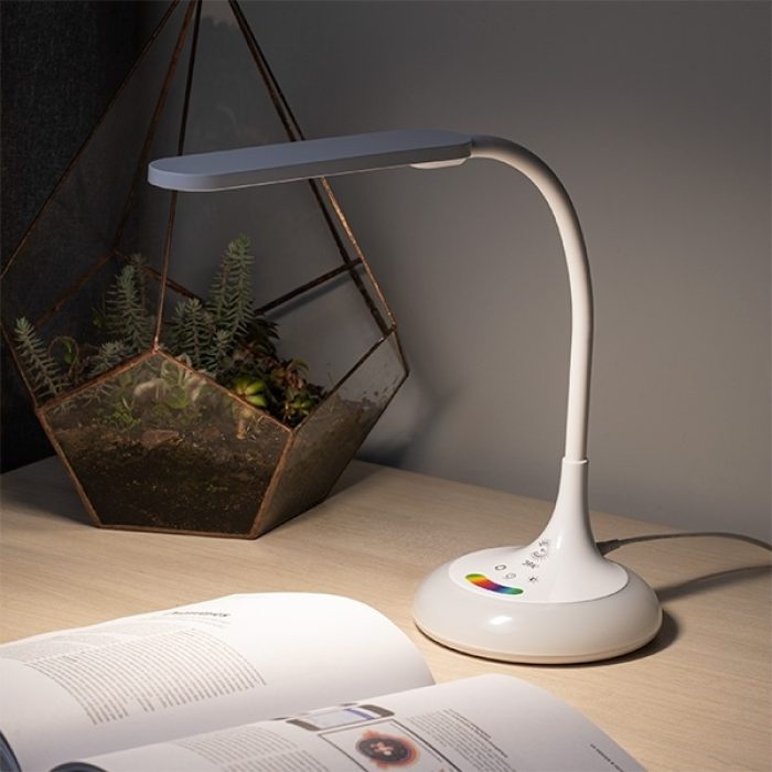 Настольная лампа ЭРА NLED-481-10W-W LED, 10 Вт, пластик