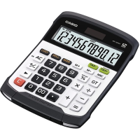 CASIO WD-320MT-W-EC, 12-разрядный, черный, белый