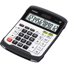 CASIO WD-320MT-W-EC, 12-разрядный, черный, белый