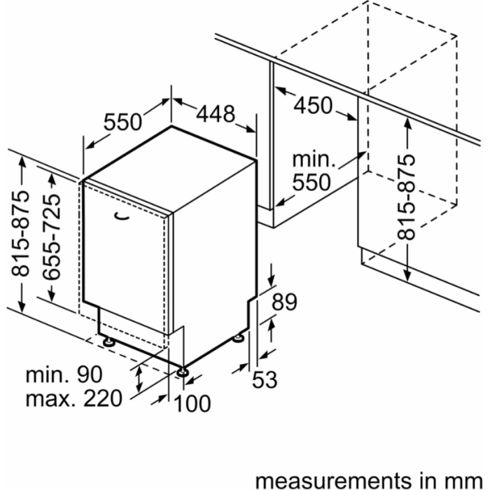 Bosch SPV2IKX54Q стальной