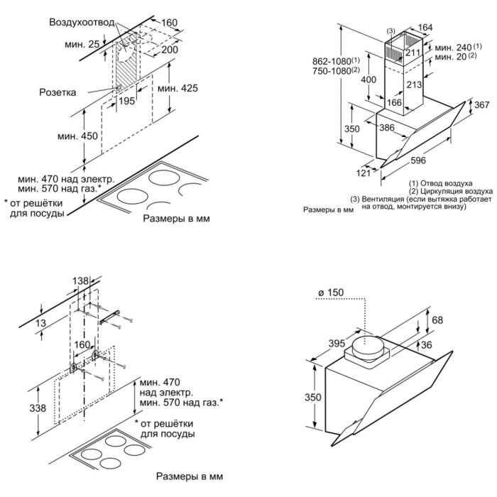 Bosch DWK065G60R черный