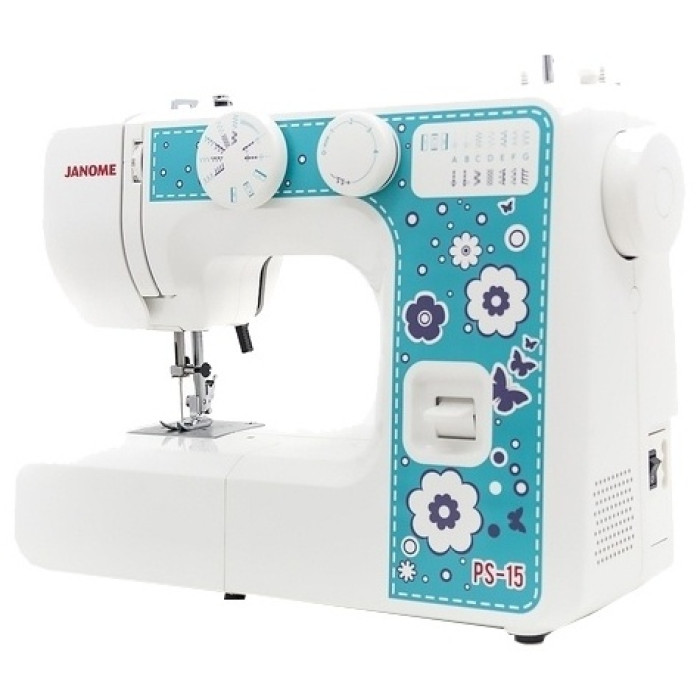 Janome PS 15 белый, голубой