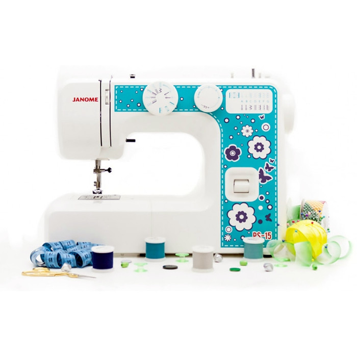 Janome PS 15 белый, голубой