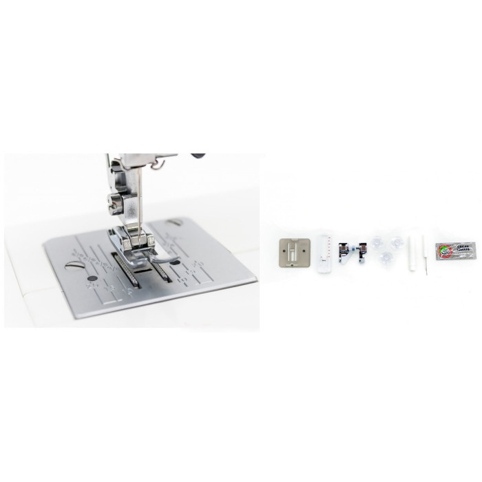 Janome PS 15 белый, голубой