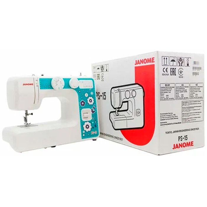 Janome PS 15 белый, голубой