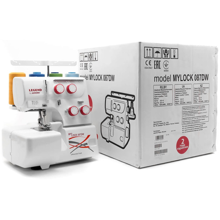 Оверлок Janome MyLock 087DW белый