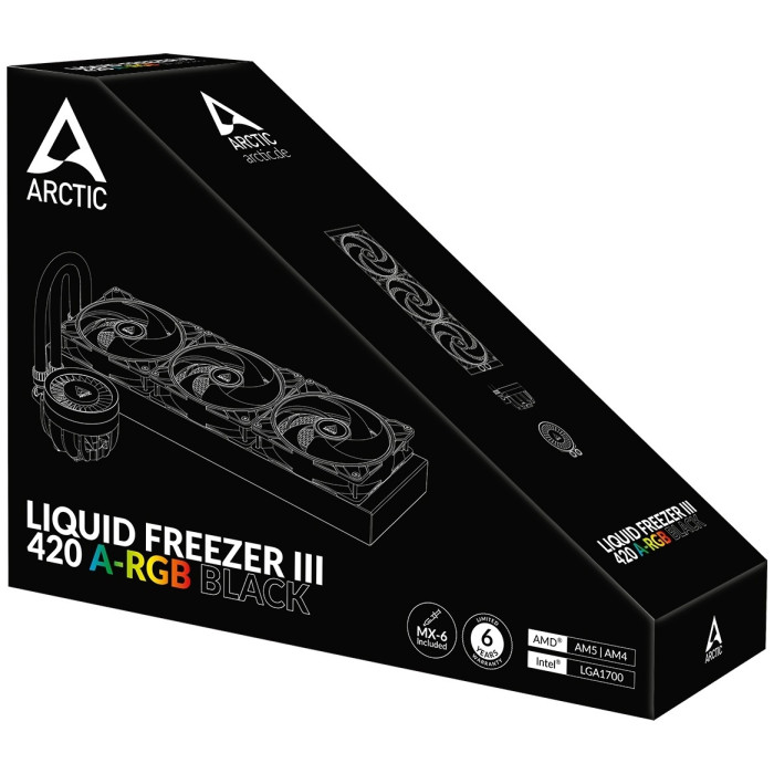 Arctic Liquid Freezer III - 420 A-RGB(Black)