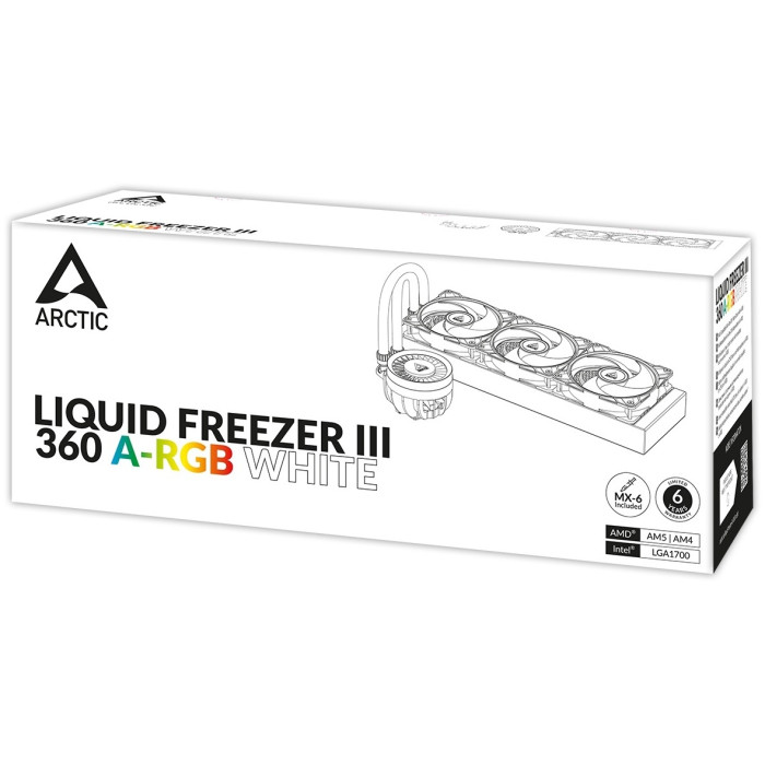 Arctic Liquid Freezer III - 360 A-RGB(White)