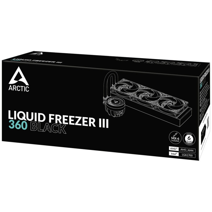 Arctic Liquid Freezer III - 360 (Black)