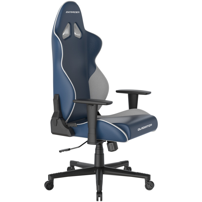 Игровое кресло DXRacer GC/GN23/BW, белый, темно-синий