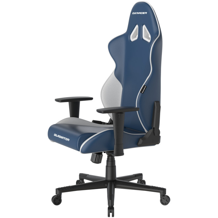Игровое кресло DXRacer GC/GN23/BW, белый, темно-синий