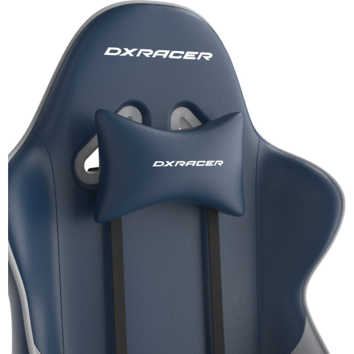 Игровое кресло DXRacer GC/GN23/BW, белый, темно-синий