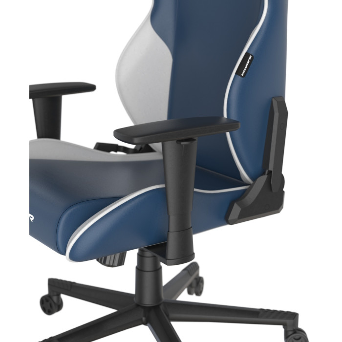 Игровое кресло DXRacer GC/GN23/BW, белый, темно-синий