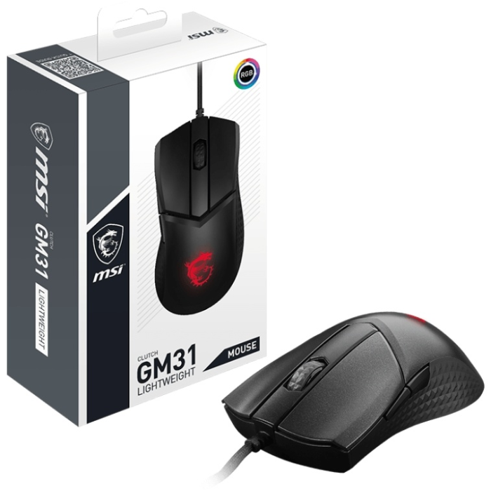 MSI Clutch GM31 LIGHTWEIGHT черный
