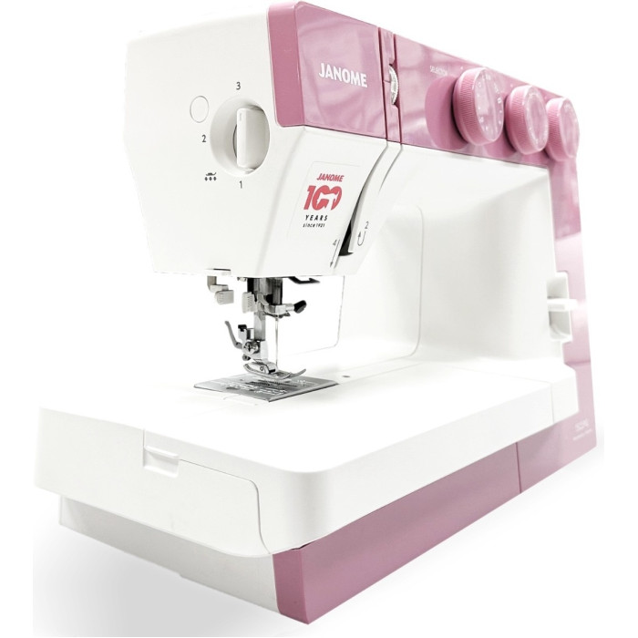 Janome 1522 PG белый, розовый