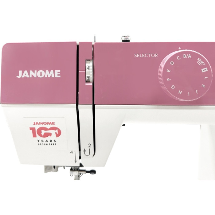Janome 1522 PG белый, розовый