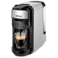 Кофеварка Kitfort КТ-7192 серый, черный