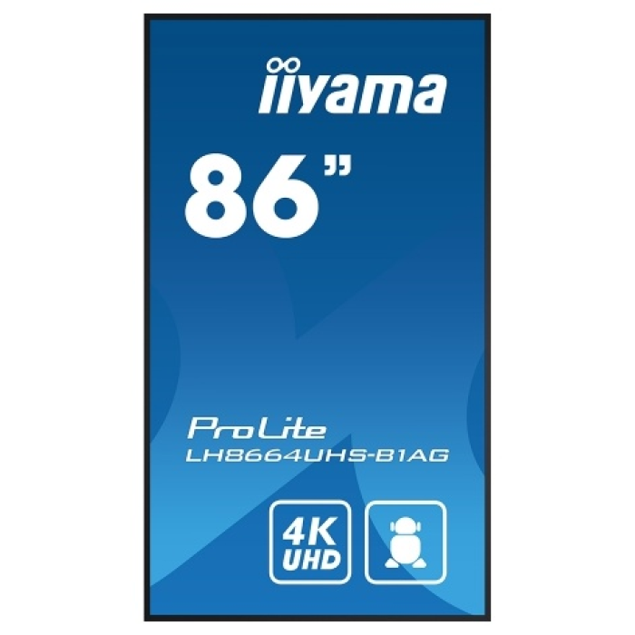 86" Iiyama LH8664UHS-B1AG PROLITE черный