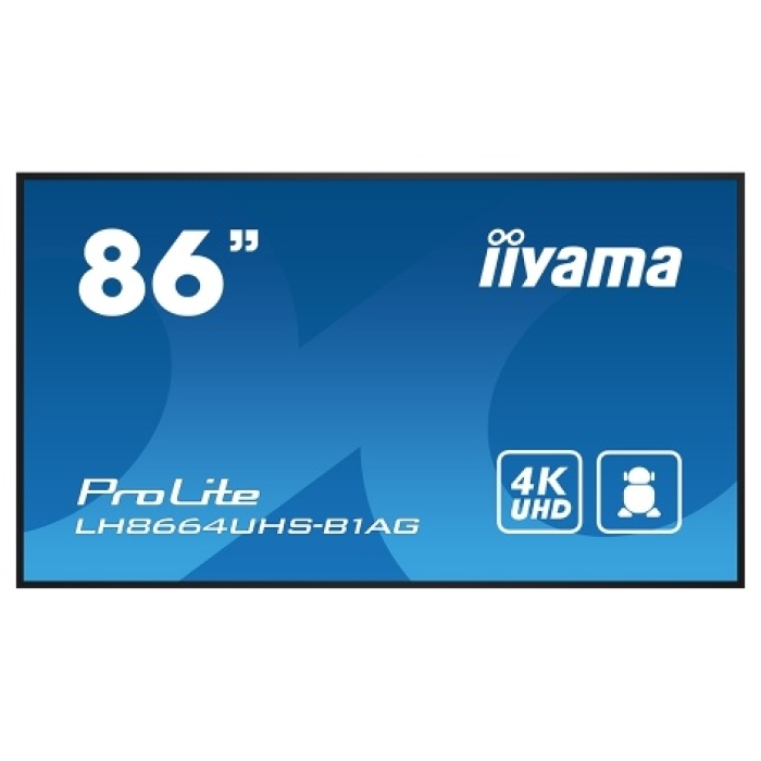 86" Iiyama LH8664UHS-B1AG PROLITE черный