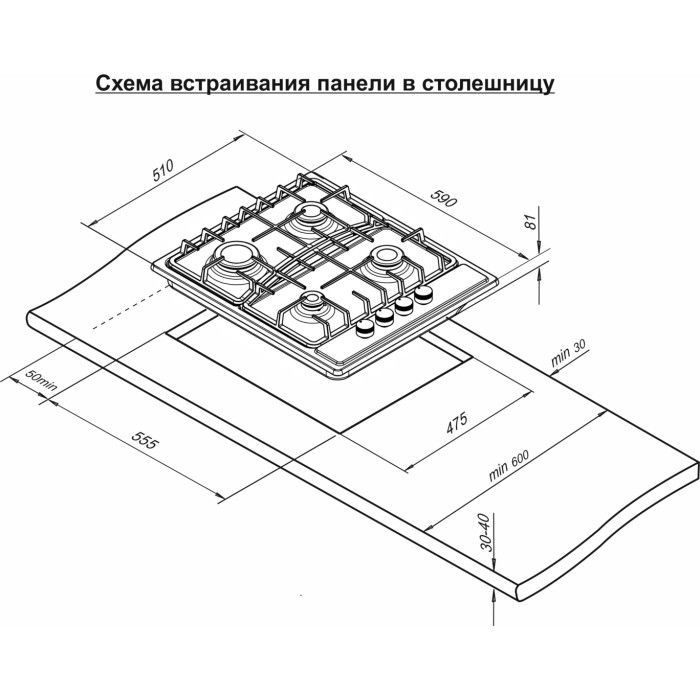 DARINA 1T1 BGC 341 12 B черный