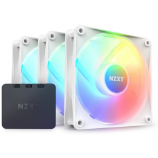 NZXT F120 RGB Core Triple Pack White