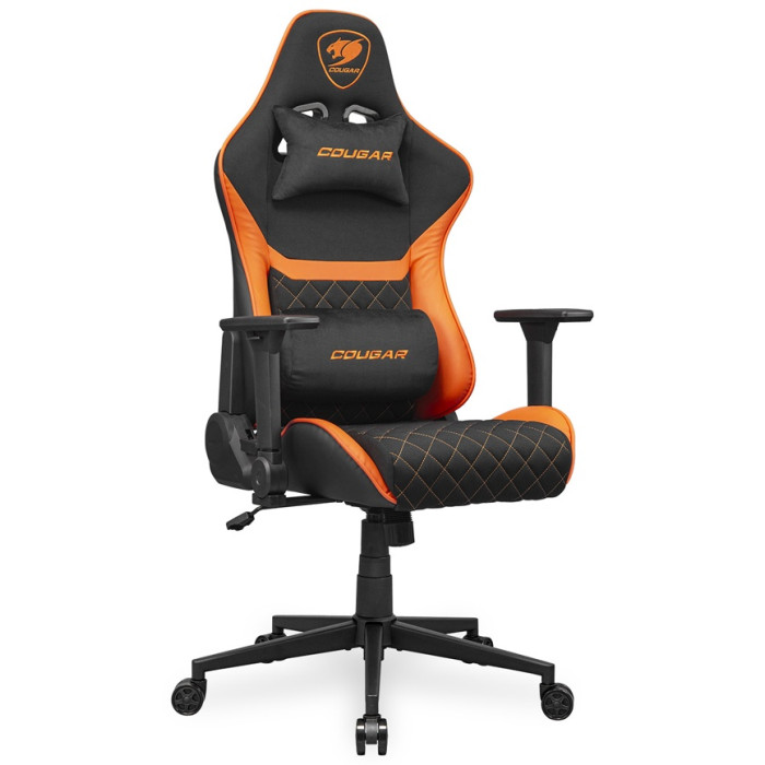 Игровое кресло COUGAR Armor One V2 F, CGR-A2F, черный, оранжевый