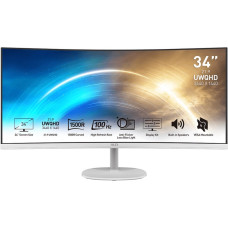 34" MSI PRO MP341CQW белый