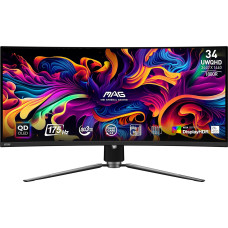 34" MSI MAG 341CQPX черный